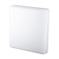 V-TAC - 15W Plafon LED / IP44 / Chip Samsung / Barwa:3000K / Klosz PC / Kwadrat - 2113909