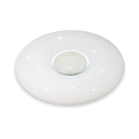 V-TAC - 30W/60W/30W Dekoracyjny plafon LED / Barwa: 3w1 / Ściemniany / Klosz z efektem diamentu - 2114911