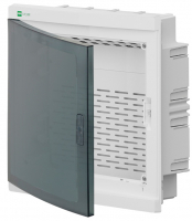 ELEKTRO-PLAST NASIELSK - ROZDZIELNIA MULTIMEDIALNA 2x12 P/T IP40 N+PE DRZWI DYMNE ELEGANT - 2435-21