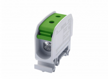 SIMET - ZŁĄCZKA SZYNOWA GWINTOWA STB 16 AL/CU 87110 SIMBLOCK ZIELONY - 81000005