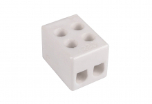 SIMET - ZŁĄCZKA GWINTOWA PORCELANOWA CPO 2-2.5  2,5MM2 2 TORY BIAŁY ZAMIENNIK 44232516 - 80016516