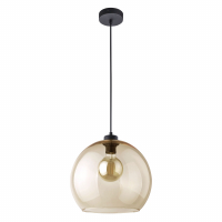TK-LIGHTING SP. Z O.O. - CUBUS LAMPA WISZĄCA 1 PŁ BURSZTYN MARKET - 2064M
