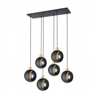 TK-LIGHTING SP. Z O.O. - CYKLOP LAMPA WISZĄCA 6 PŁ CZ/PAT LISTWA - 2756