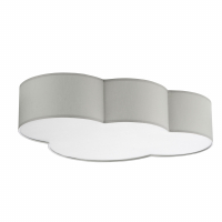 TK-LIGHTING SP. Z O.O. - CLOUD GREY LAMPA SUFITOWA 4 PŁ - 3145