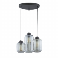 TK-LIGHTING SP. Z O.O. - MARCO GRAPHITE LAMPA WISZĄCA 3 PŁ KOŁO - 3185