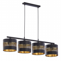 TK-LIGHTING SP. Z O.O. - TAGO BLACK LAMPA WISZĄCA 4 PŁ - 3213