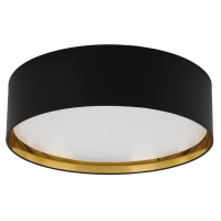 TK-LIGHTING SP. Z O.O. - BILBAO BLACK/GOLD LAMPA SUFITOWA 4 PŁ 600 - 3432
