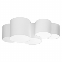 TK-LIGHTING SP. Z O.O. - MONA WHITE LAMPA SUFITOWA 5 PŁ - 3443