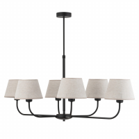 TK-LIGHTING SP. Z O.O. - CHICAGO LINEN LAMPA SUFITOWA 6 PŁ - 3999