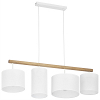 TK-LIGHTING SP. Z O.O. - DEVA WHITE LAMPA WISZĄCA 4 PŁ - 4106