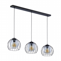 TK-LIGHTING SP. Z O.O. - UNIVERSO BLACK LAMPA WISZĄCA 3 PŁ - 4483