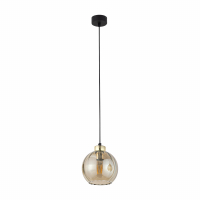 TK-LIGHTING SP. Z O.O. - DEVI AMBER LAMPA WISZĄCA 1 PŁ 180 - 4645