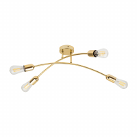 TK-LIGHTING SP. Z O.O. - HELIX  GOLD LAMPA SUFITOWA 4 PŁ - 4688