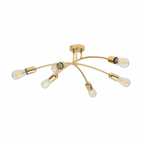 TK-LIGHTING SP. Z O.O. - HELIX  GOLD LAMPA SUFITOWA 6 PŁ - 4699