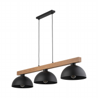 TK-LIGHTING SP. Z O.O. - OSLO BLACK LAMPA WISZĄCA 3 PŁ - 4710