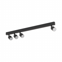 TK-LIGHTING SP. Z O.O. - TOP BLACK LAMPA SUFITOWA 4 PŁ - 4761