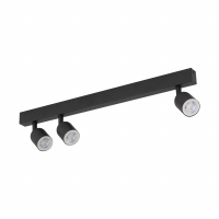 TK-LIGHTING SP. Z O.O. - TOP BLACK LAMPA SUFITOWA 3 PŁ - 4762