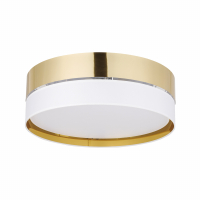 TK-LIGHTING SP. Z O.O. - HILTON WHITE/GOLD LAMPA SUFITOWA 3 PŁ 450 - 4772
