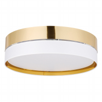 TK-LIGHTING SP. Z O.O. - HILTON WHITE/GOLD LAMPA SUFITOWA 4 PŁ 600 - 4773