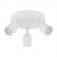 TK-LIGHTING SP. Z O.O. - TOP WHITE LAMPA SUFITOWA 3 PŁ KOŁO - 6316