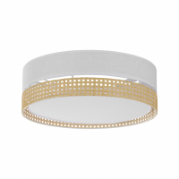 TK-LIGHTING SP. Z O.O. - BOHO WHITE LAMPA SUFITOWA 3 PŁ 450 - 6536