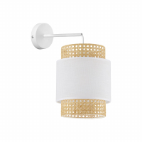 TK-LIGHTING SP. Z O.O. - BOHO WHITE KINKIET 1 PŁ - 6538