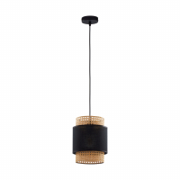 TK-LIGHTING SP. Z O.O. - BOHO BLACK LAMPA WISZĄCA 1 PŁ 200 - 6540
