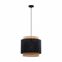TK-LIGHTING SP. Z O.O. - BOHO BLACK LAMPA WISZĄCA 1 PŁ - 6542