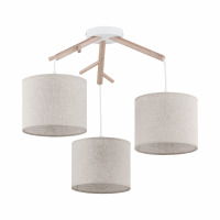 TK-LIGHTING SP. Z O.O. - ALBERO LINEN LAMPA WISZĄCA 3 PŁ - 6556