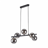 TK-LIGHTING SP. Z O.O. - ESTERA BLACK LAMPA WISZĄCA 5 PŁ - 6707