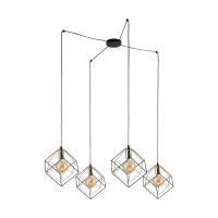 TK-LIGHTING SP. Z O.O. - ALAMBRE LAMPA WISZĄCA 4 PŁ PAJĄK - 6713