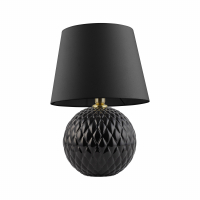 TK-LIGHTING SP. Z O.O. - SANTANA BLACK LAMPKA NOCNA 1 PŁ - 5590