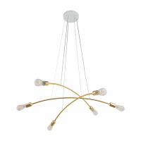 TK-LIGHTING SP. Z O.O. - HELIX GOLD LAMPA WISZĄCA 6 PŁ - 5621