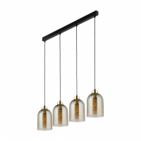 TK-LIGHTING SP. Z O.O. - SATIPO AMBER LAMPA WISZĄCA 4 PŁ - 5625