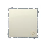 KONTAKT SIMON - PRZYCISK DZWONEK KREMOWY BASIC - BMD1.01/12