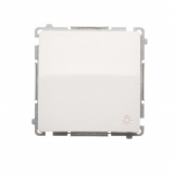 KONTAKT SIMON - ŁĄCZNIK ZWIERNY ŚWIATŁO 10AX 250V BIAŁY BASIC - BMS1.01/11