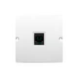 KONTAKT SIMON - GNIAZDO TELEFONICZNE UNIWERSALNE RJ11 BIAŁY BASIC - BMTU.01/11