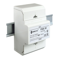 BREVE - TRANSFORMATOR JEDNOFAZOWY IP30 NA SZYNĘ TH35 W OBUDOWIE MODUŁOWEJ Z ZABEZPIECZENIEM PSS 30VA 230/24V - 16024-9997