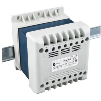 BREVE - TRANSFORMATOR JEDNOFAZOWY IP21 NA SZYNĘ TH-41 PTM 320VA 230/ 24V - 16024-9927