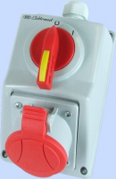 ELEKTROMET DZIERŻONIÓW - ZESTAW INSTALACYJNY 32A 3P+N+Z IP54 WYŁĄCZNIK 0-1 C32-18N - 974005