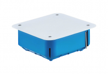 SIMET - PUSZKA PODTYNK 115x115X45 DO PUSTYCH ŚCIAN Z PRZYKRĘCANĄ POKRYWĄ IP43 NIEBIESKI P110 - 32042203