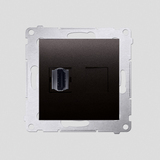 KONTAKT SIMON - GNIAZDO HDMI ANTRACYT SIMON 54 - DGHDMI.01/48
