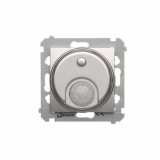 KONTAKT SIMON - Łącznik z czujnikiem ruchu (moduł) 20-500 W; srebrny mat - DCR10T.01/43