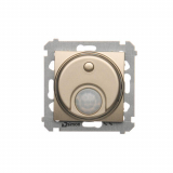 KONTAKT SIMON - Łącznik z czujnikiem ruchu (moduł) 20-500 W; złoty mat - DCR10T.01/44