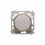 KONTAKT SIMON - Sygnalizator świetlny LED – światło białe (moduł) 230V~; złoty mat - DSS1.01/44