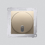 KONTAKT SIMON - Dzwonek elektroniczny (moduł) 8–12 V~; złoty mat - DDT1.01/44