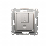 KONTAKT SIMON - Ściemniacz dwuprzyciskowy (moduł) 40–500 W (300 VA); srebrny mat - D75310.01/43